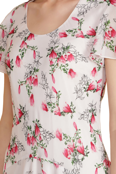 Neil White Floral Dress