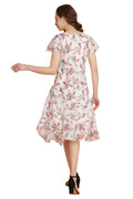 Neil White Floral Dress