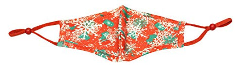 TSM Christmas Star Washable and Reusable 3 Layer Cloth Mask