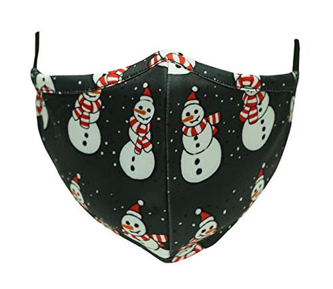 TSM Christmas Ash Washable and Reusable 3 Layer Cloth Mask