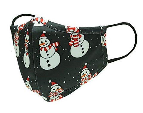 TSM Christmas Ash Washable and Reusable 3 Layer Cloth Mask