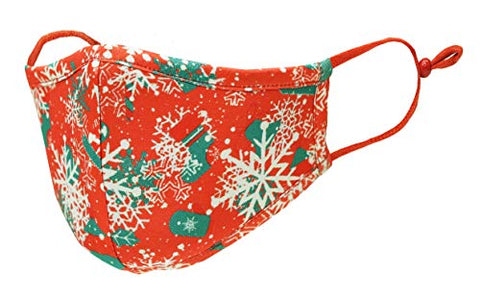 TSM Christmas Star Washable and Reusable 3 Layer Cloth Mask