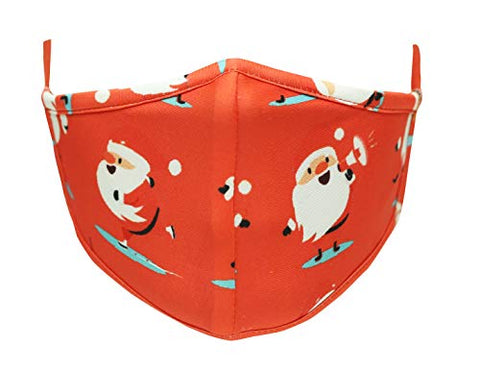 TSM Christmas Holly Washable and Reusable 3 Layer Cloth Mask