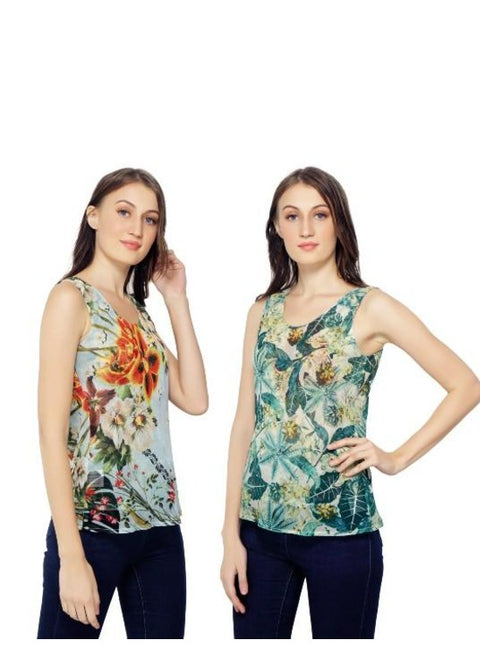 Floral Reversible Top