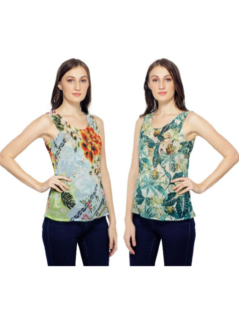 Floral Reversible Top