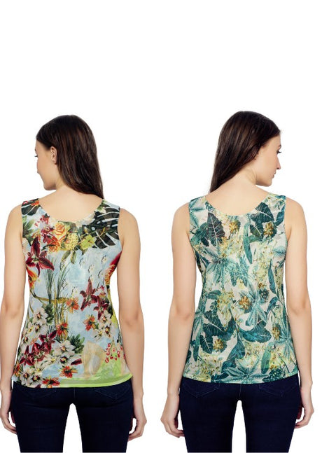 Floral Reversible Top