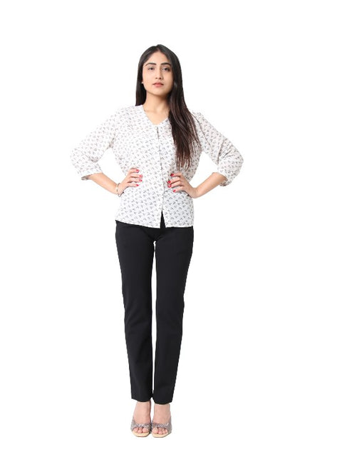 Oigami Bird Printed Shirt
